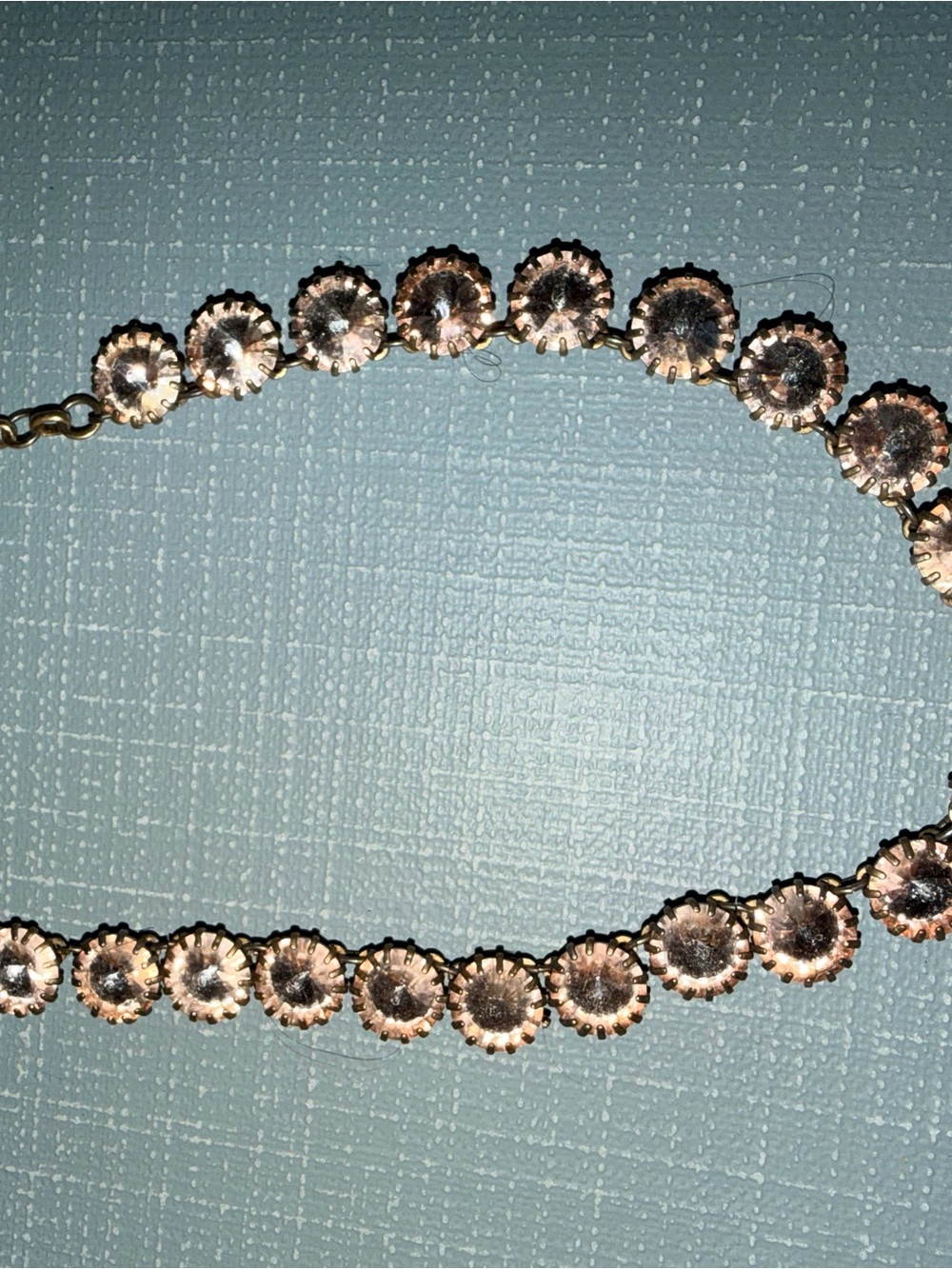 J. Crew Gold-Tone Crystal Tennis Necklace